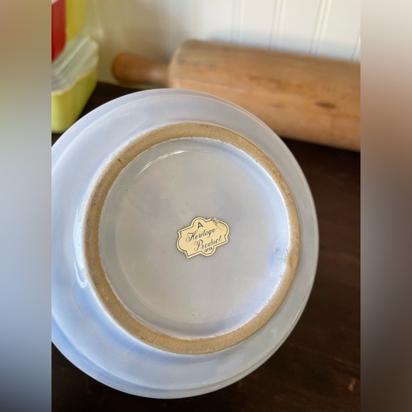 SOLD Vintage Heritage Japanese Blue Floral Bird Stoneware Coffee Mug❤️ - Picture 5 of 5